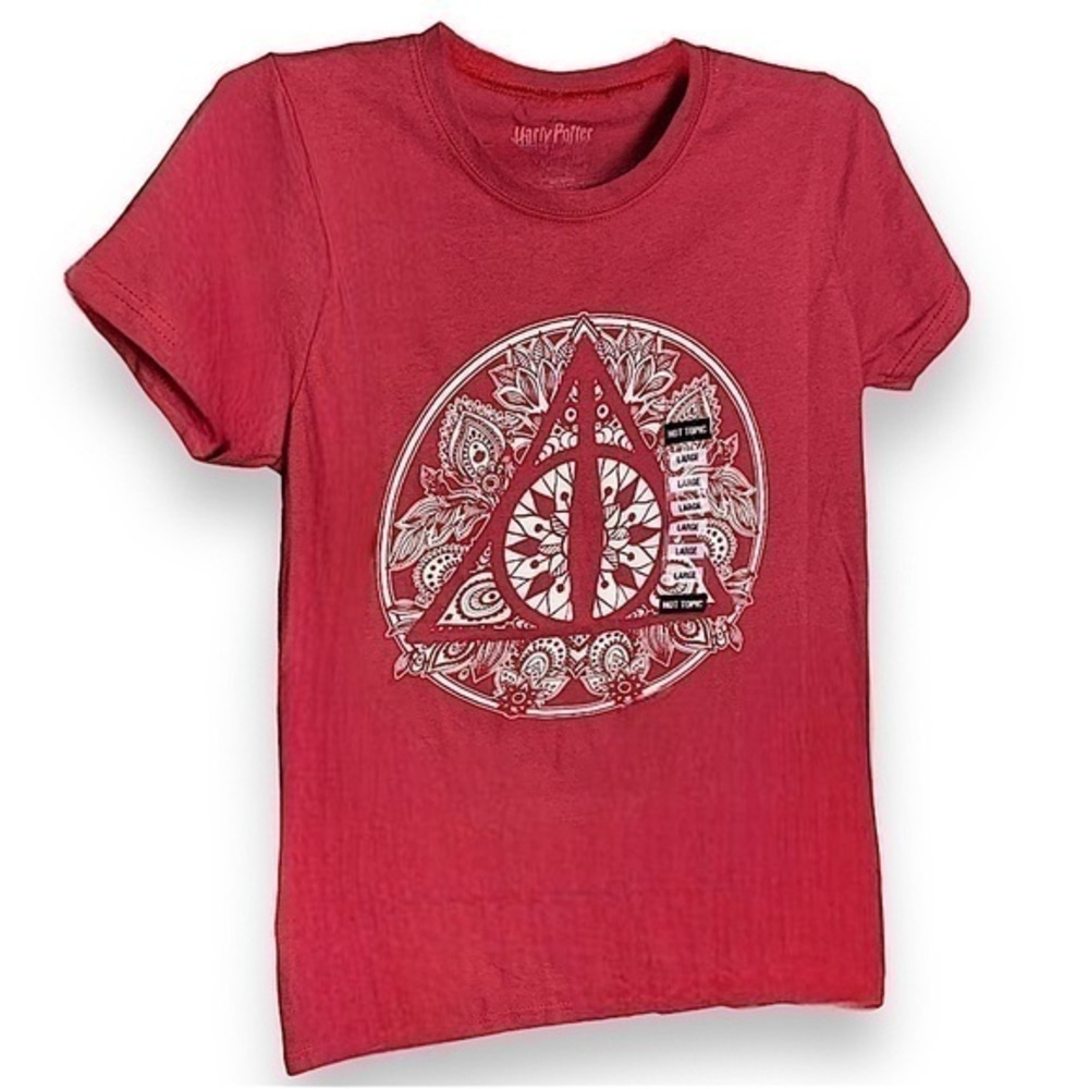 HOT TOPIC Harry Potter Festival Deathly Hallows‎ Cotton Tee NWT